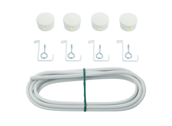 4Gardinebasic B.2 curtain wire set, Gardinenstange ohne bohren, Kardina kinnituse komplekt E-pood 4Gardinebasic B.2 curtain wire set, Gardinenstange ohne bohren, Kardina kinnituse komplekt E-pood
